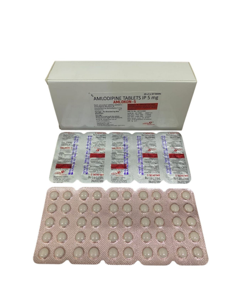 Amlodipine Tablets - Amlokon Amlodipine Tablets 5 mg