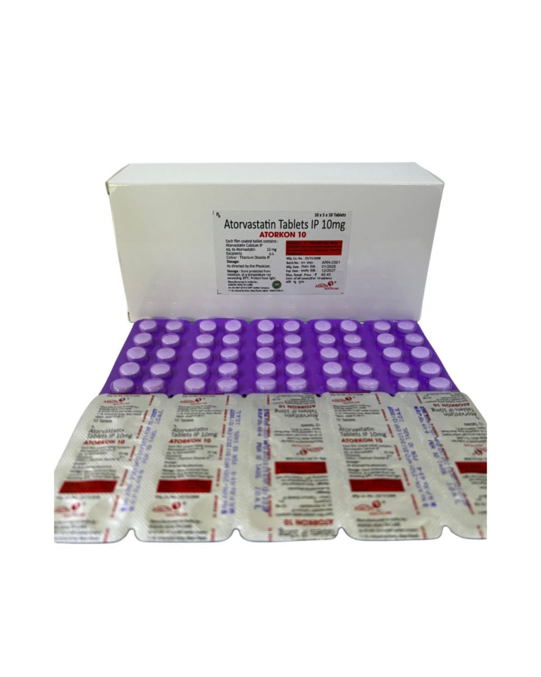 Atorvastatin Tablets - Atorkon Atorvastatin Tablets 10 mg
