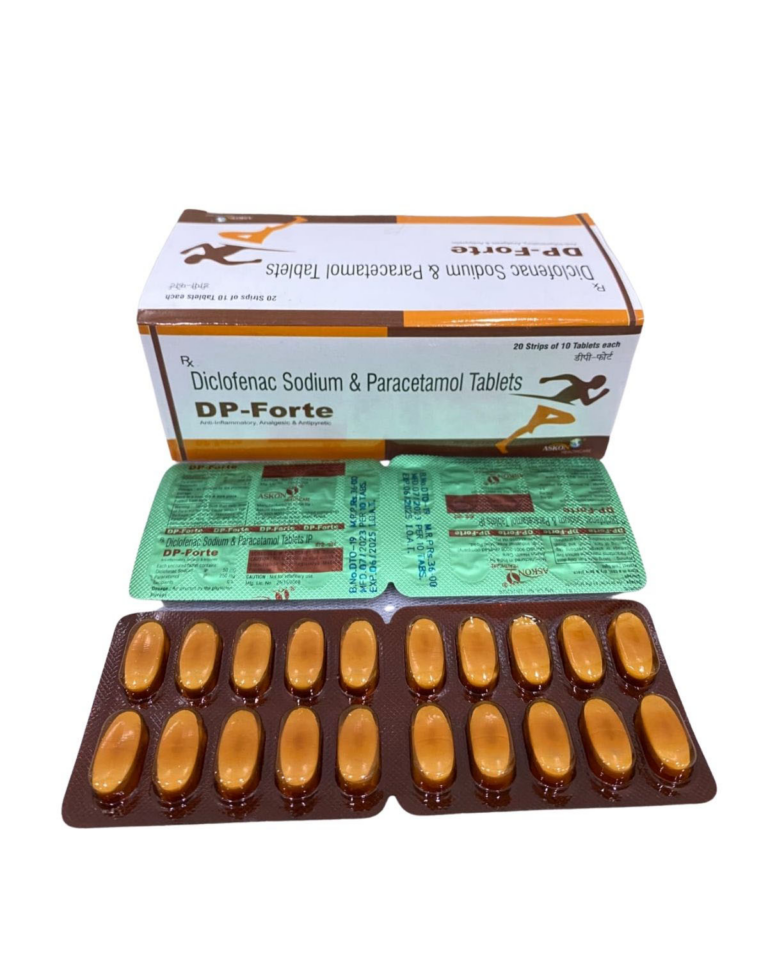 Diclofenac Sodium & Paracetamol Tablets - DP Forte (4)
