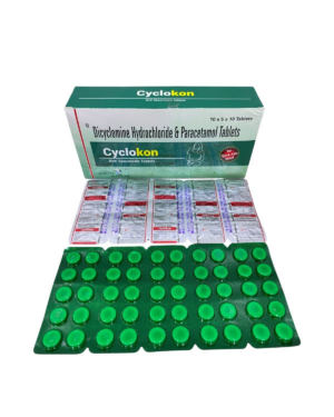 Dicyclomine Hydrochloride & Paracetamol tablets