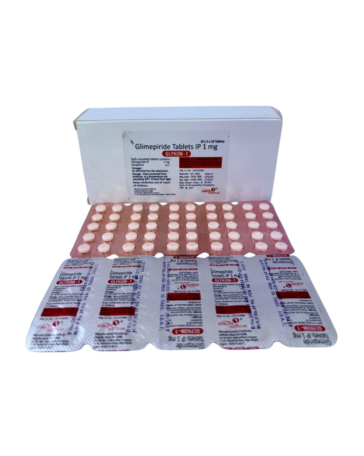 Glimepiride Tablets 1 mg